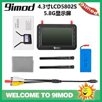 4,3-дюймовый дисплей 5.8G графическая передача для беспилотника аэрофотосъемка монитор через модель самолета FPV приемный экран