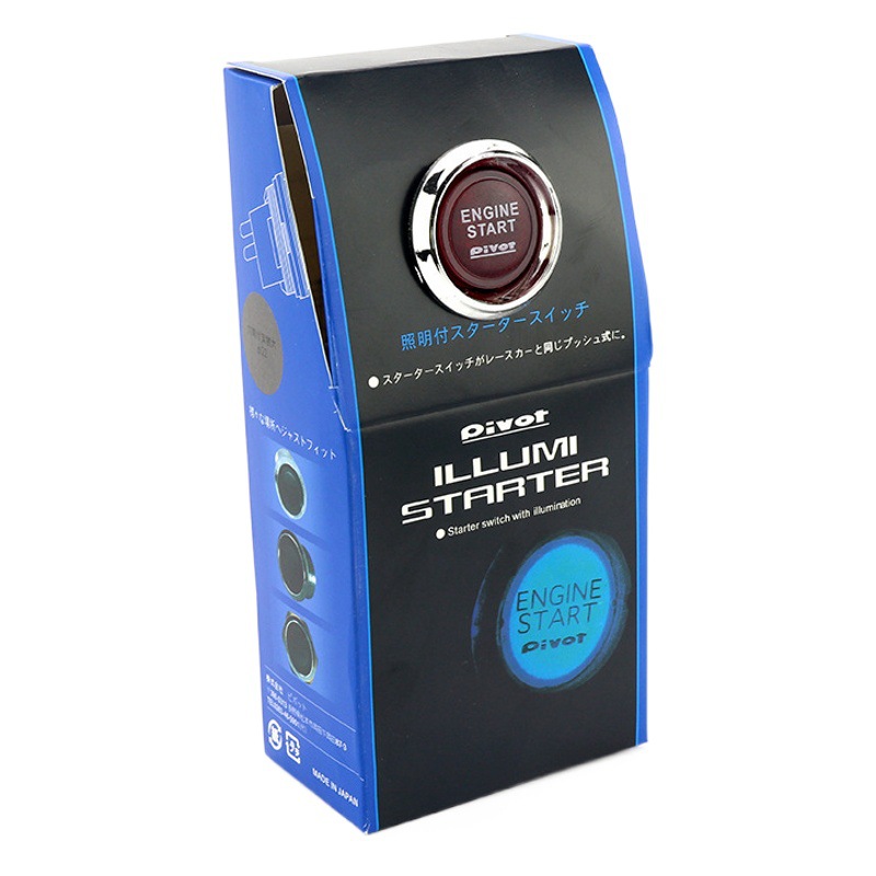 Interruptor de encendido del coche Thor interruptor de botón de inicio con un clic LED con botón de inicio de motor de carreras modificado de luz