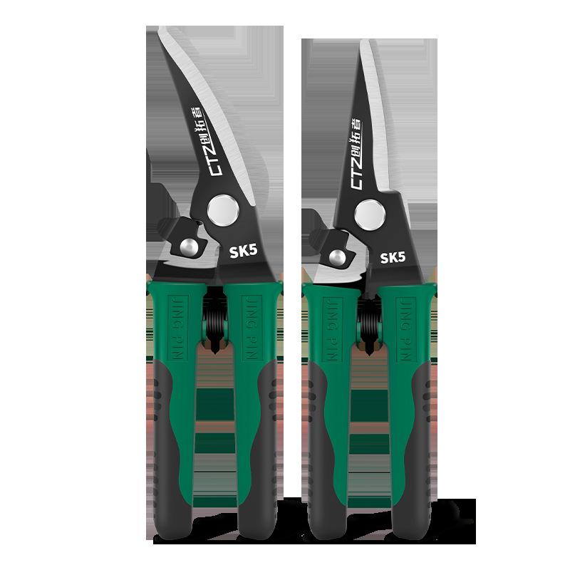 铁剪刀工业剪子多功能航空剪铁皮手工金属龙骨装修强力铝扣板专用