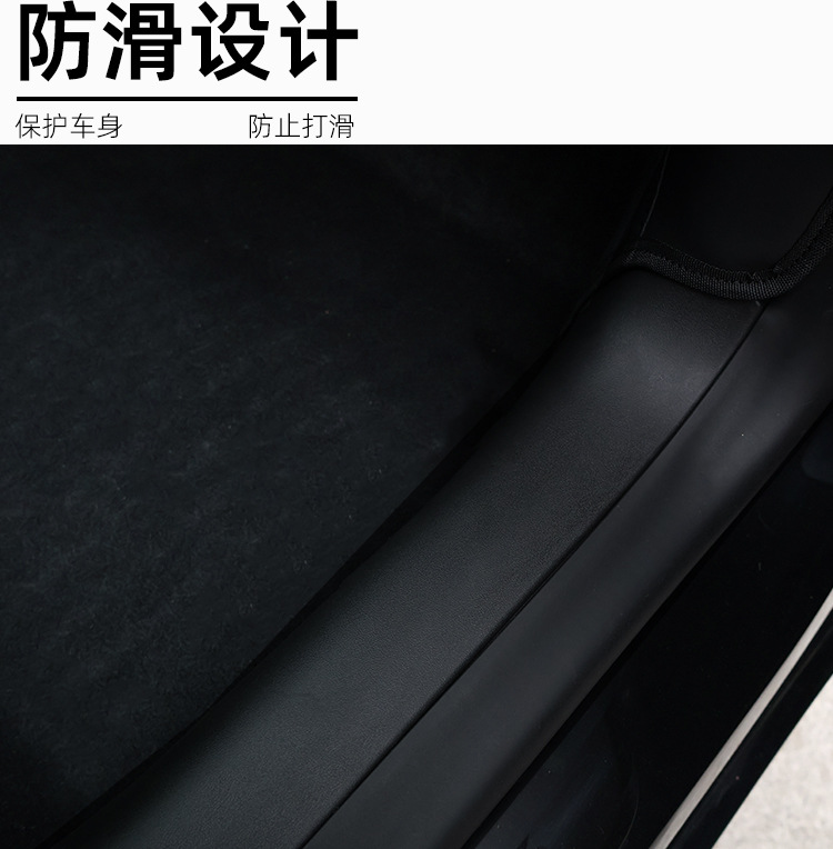 Suitable for 2024=26 Tesla Model 3 Highland New Version Door Sill Strips and Interior Door Welcome Pedals
