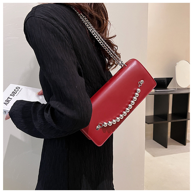 Women's Small Pu Leather Solid Color Streetwear Zipper Crossbody Bag display picture 7