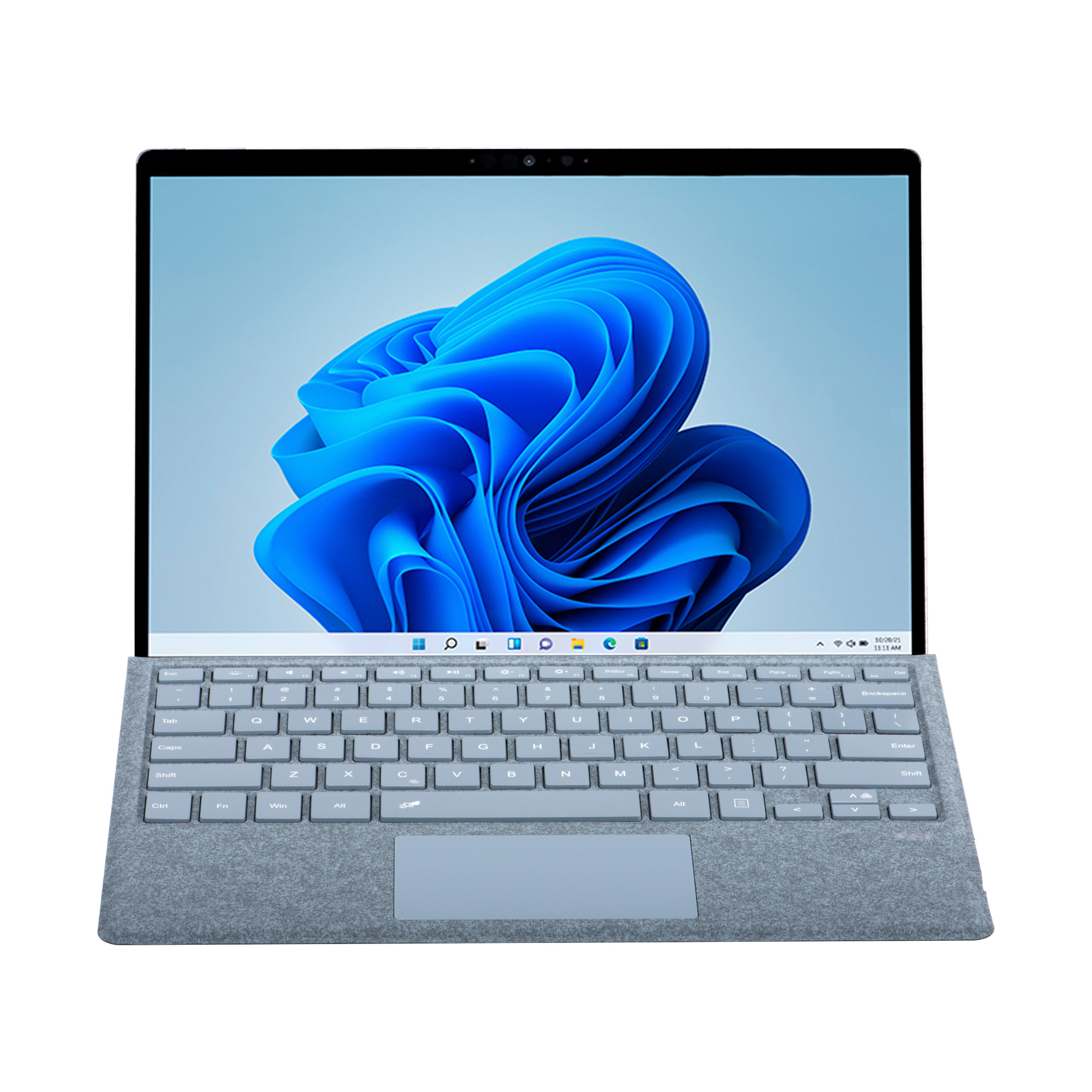 Teclado táctil de cuero de segundo de absorción magnética para Microsoft Surface Pro4 5 6 / 7 teclado Bluetooth inalámbrico