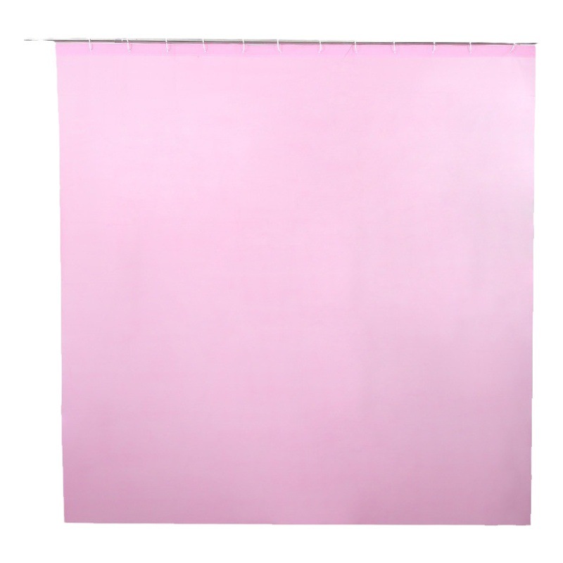 Cross-Border Amazon Bathroom Supplies Shower Curtain Waterproof Curtain Pure Color Peva Shower Curtain Curtain Shower Partition Curtain