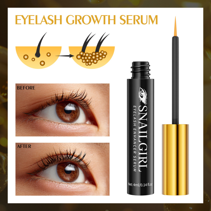 SNAILGIRL亚马逊自然透明睫毛液 纤长浓密睫毛液跨境Growth Serum|undefined