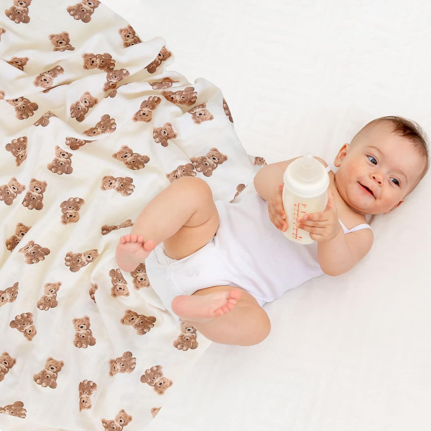 2 paquetes de toallas de algodón de fibra de bambú para bebés, edredones, mantas para bebés, hombres y mujeres, agradable para la piel y transpirable, explosión transfronteriza de Amazon