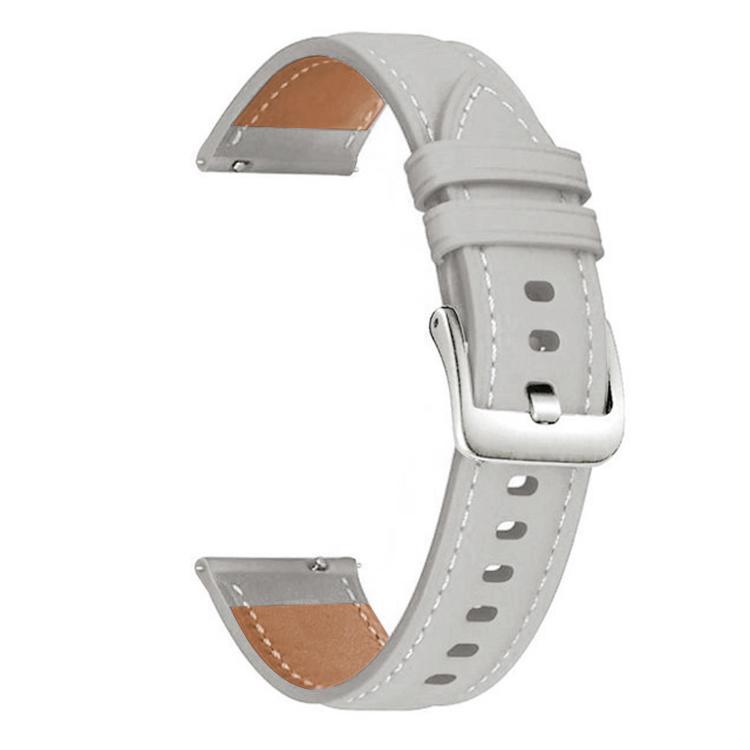 xDfind general cabeza plana correa de piel de tiburón negro 22mm / 20mm