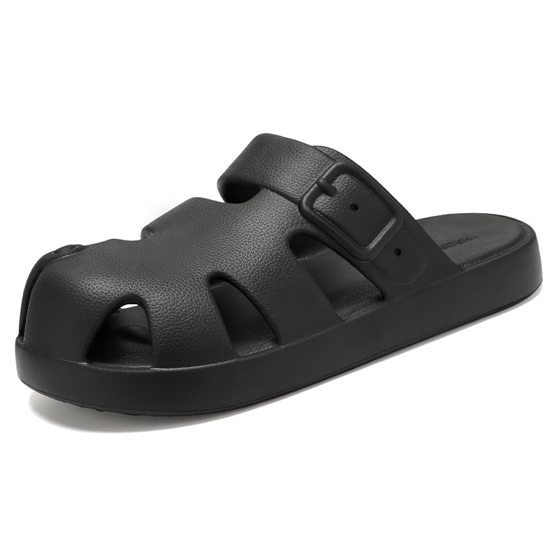 Zapatillas de verano para hombres nuevos zapatos respirantes no olor zapatos agujeros huecos sandalias coreanas suaves cómodas zapatos casuales