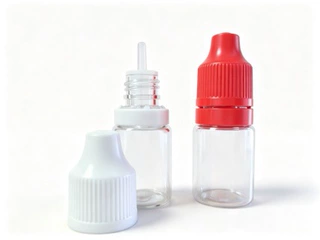 厂家供应5ml塑料瓶 儿童安全盖滴液瓶 pet透明塑料色素瓶