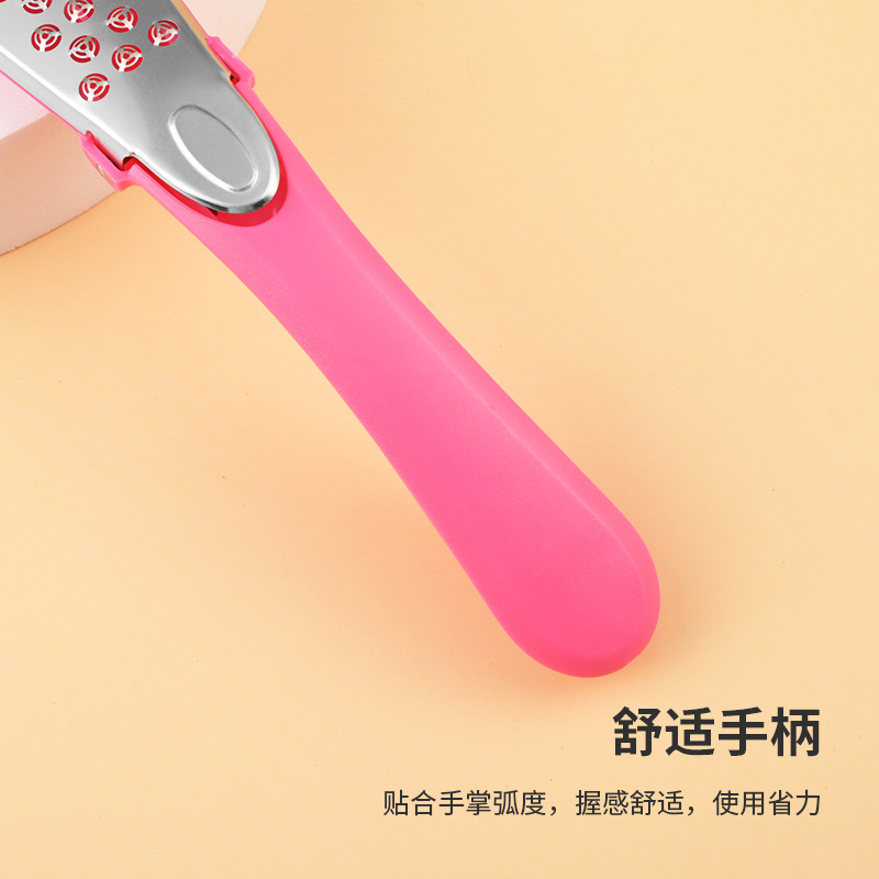 跨境不锈钢去死皮脚板锉修老茧磨脚器足部磨皮器修脚刀加厚搓脚板