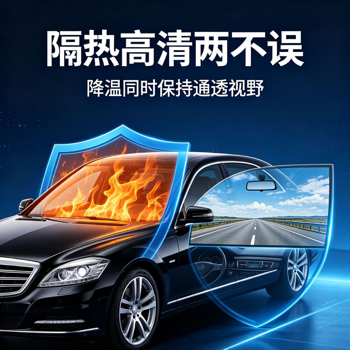 Full car film, car glass film, ceramic high-insulation film, solar film, heat-insulation film, anti-explosion film, car window film, direct factory sales