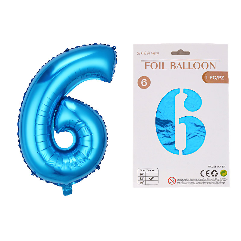 Globo de película de aluminio digital de 32 pulgadas, tarjeta de papel, tapa dura, paquete individual, cuerpo delgado, fiesta digital, globo decorativo flotante