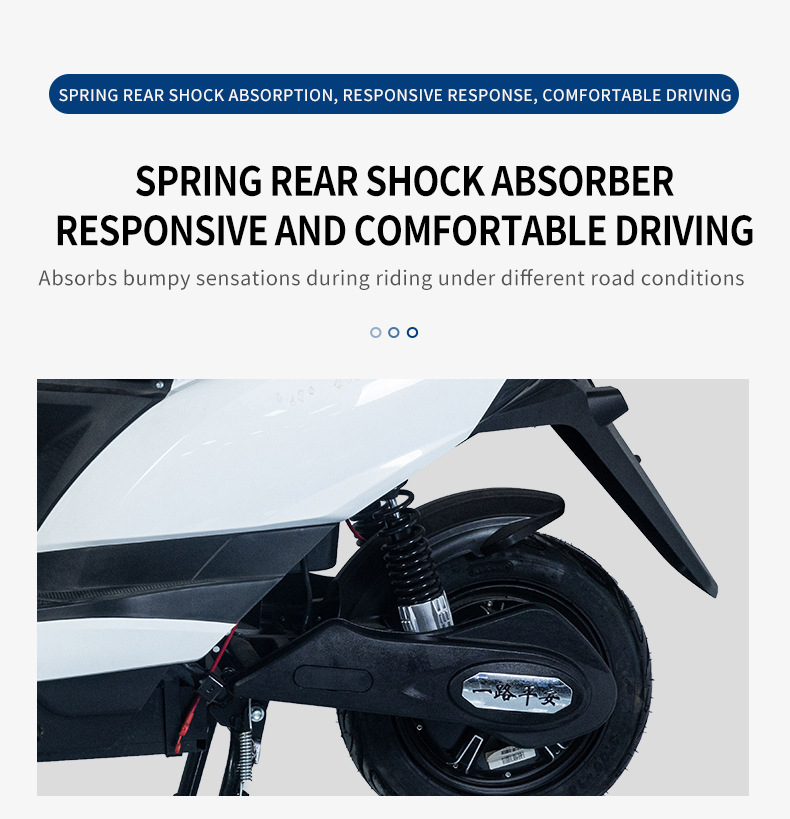 Factory Direct Sales H8 Electric Motorcycle High-Speed Long-Range 800W Adult Electric Bicycle Electric Moped