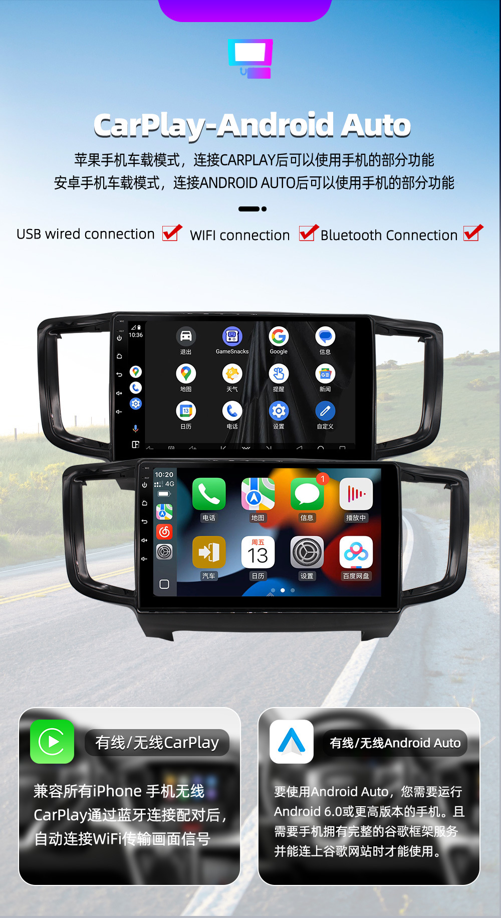 Suitable for Honda Odyssey 2015 Model Android Navigation Car Gps All-In-One Device Car Reversing Media Navigation