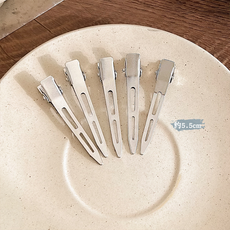 Almohadilla para el cabello, clip esponjoso, clip de pico de pato, clip de flequillo, artefacto de cabeza de cráneo alto, clip de cabeza de cabello de 9cm, clip esponjoso en ambos lados