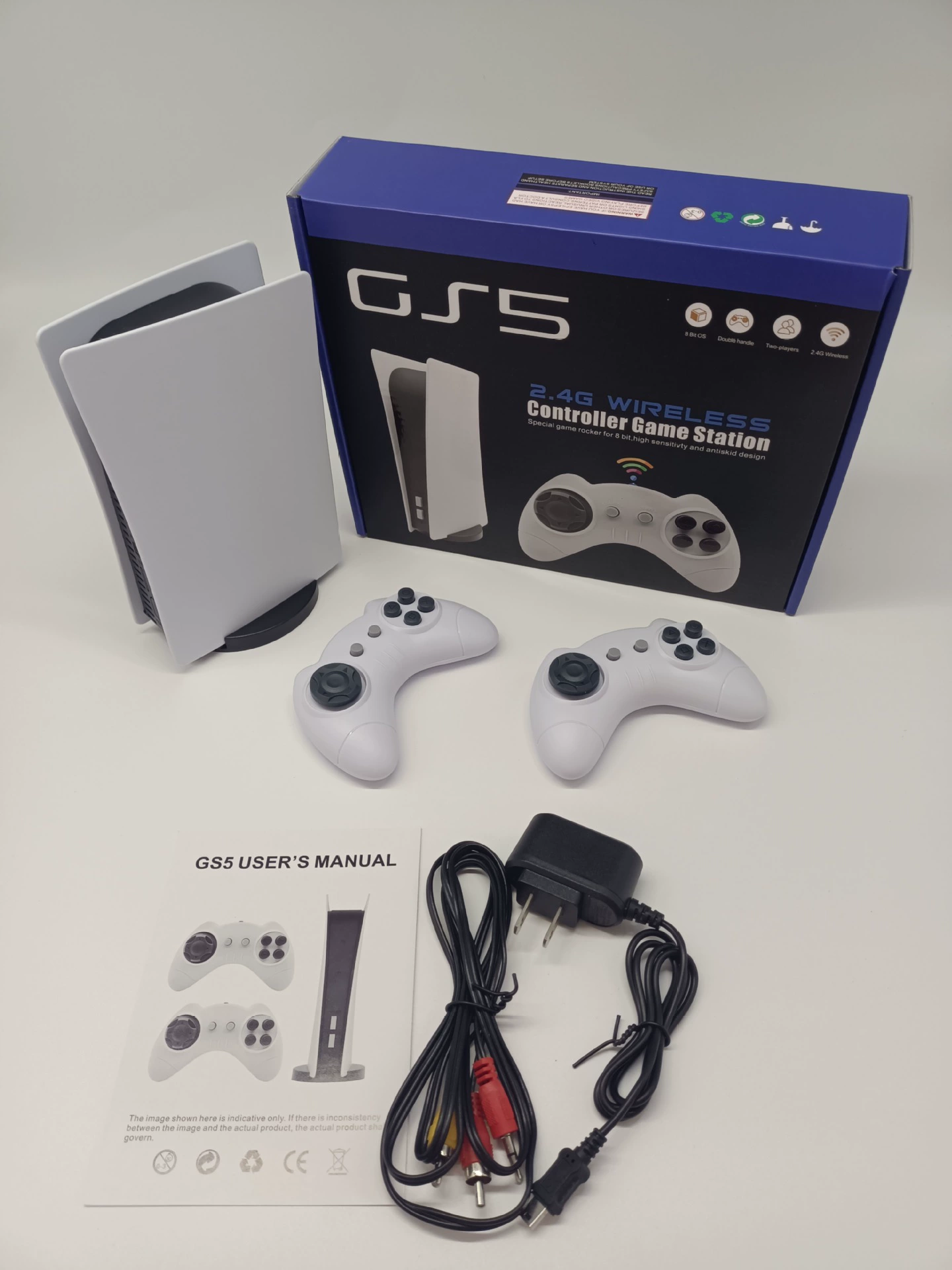 Ретро небольшая беспроводная игровая консоль, ностальгия, P5