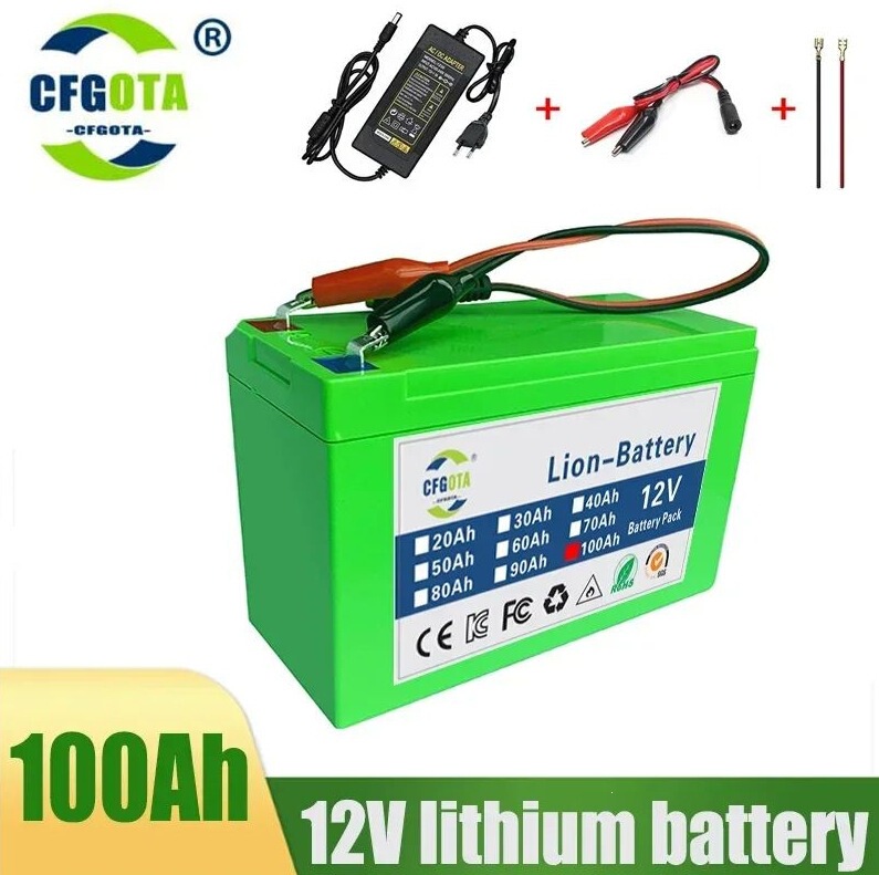12V100Ah 3S6P 18650 Lithium Battery Pack Is Suitable for Sprayers, Carts, Children's Electric Vehicles