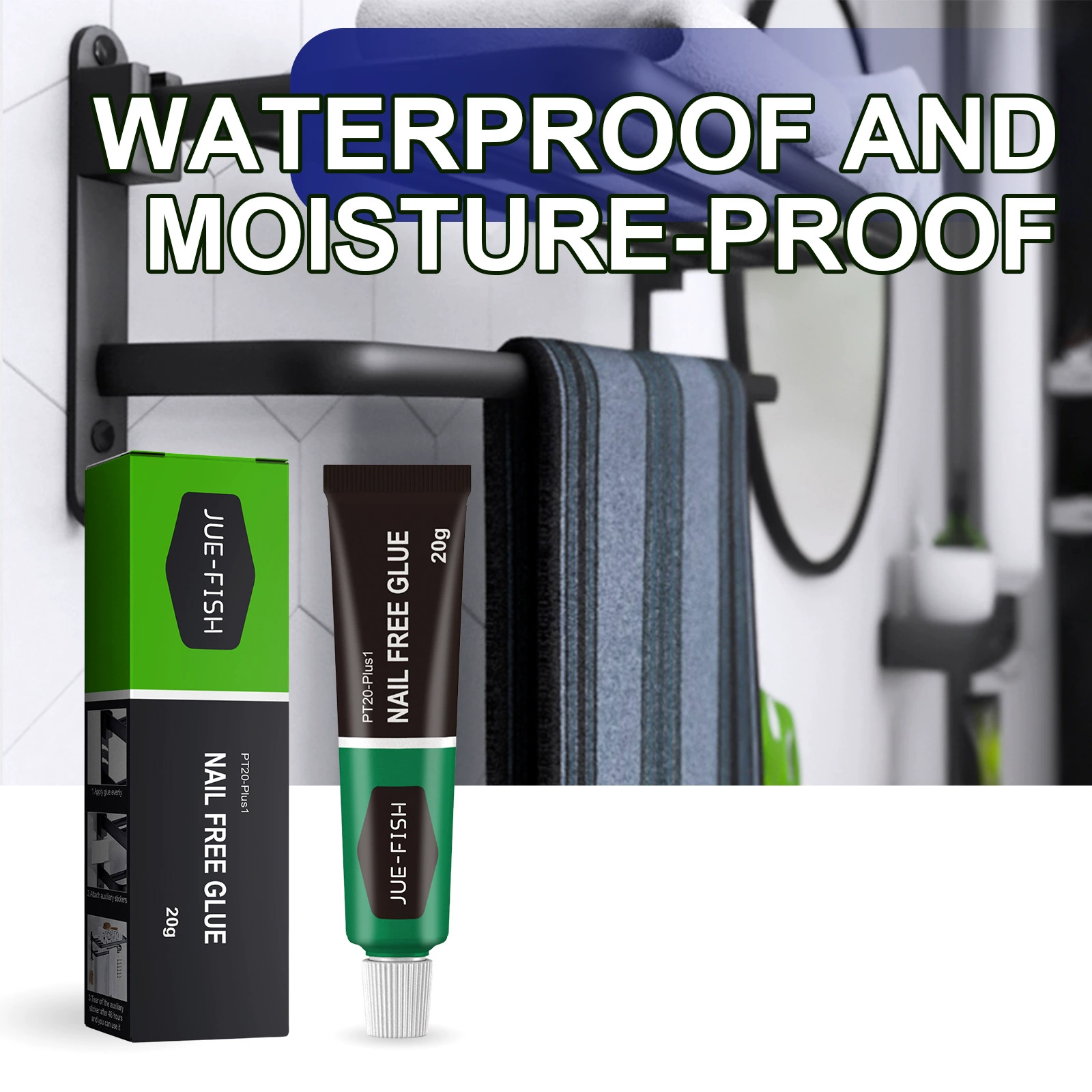 Клей без гвоздей Jue Fish, прочная адгезия, быстросохнущий клей, металлическая пластиковая паста, стеклянный клей, Быстросохнущий многофункциональный клей