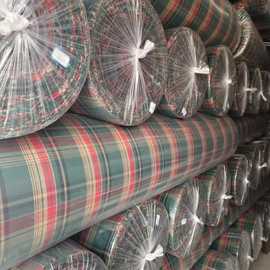 厂家涤棉法兰绒格子色织布 磨毛色织格子面料 衬衫格子裤适合现货