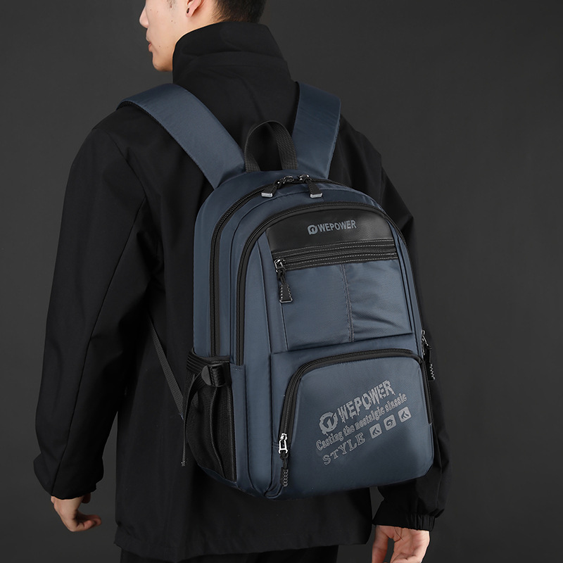WEPOWER nueva mochila de gran capacidad para viajes, mochila escolar para estudiantes de secundaria, mochila de viaje para hombres