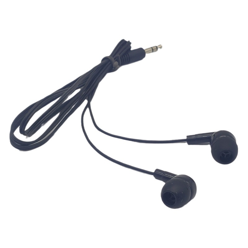 Ready Supply of 1428 Dual Wired Headphones, Cheap Mp3 Machine Supporting Export Aviation Travel Explanation Headphones