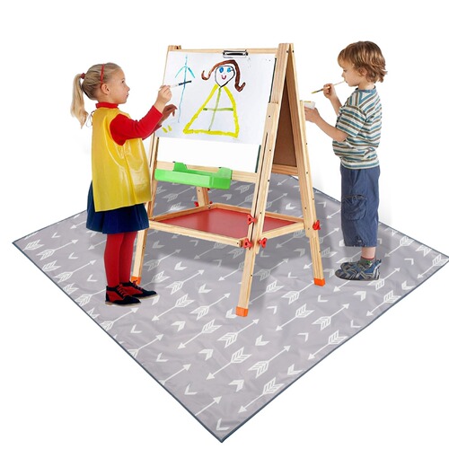Cross-border children's high dining chair mat non-slip floor mat game mat picnic mat tablecloth anti-dirty waterproof chair mat