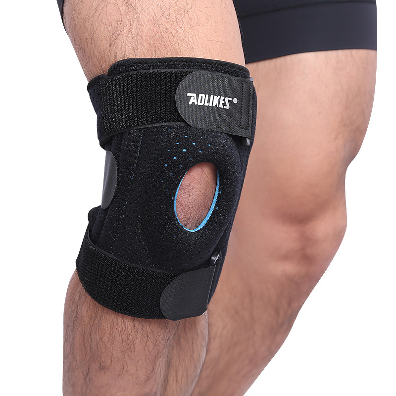 Transpirable correr ciclismo rodillera de silicona baloncesto hombres y mujeres montañismo deportes más tamaño rodillera al por mayor