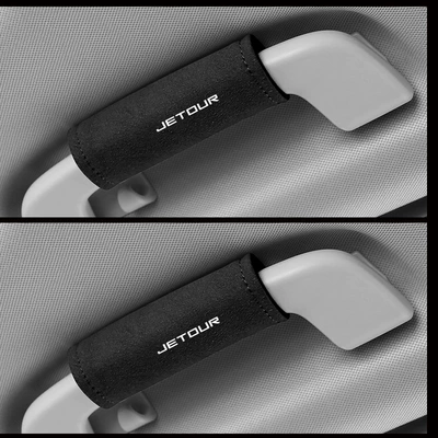 Sürətlər qutusu və əl tormozu başlıqları — roof armrest gloves car interior - jietu-black-a-pair-of-suede-pull-gloves