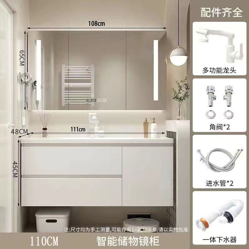 Baños de cerámica personalizados modernos lavabo gabinete lavabo gabinete de baño combinación de nuevo tipo baño