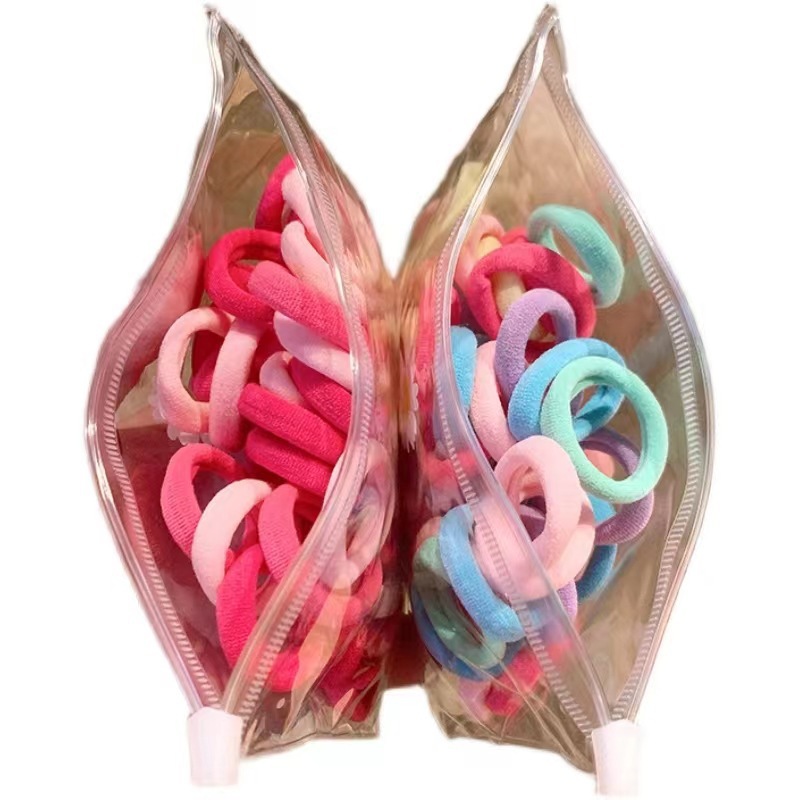 Pequeño anillo de cabello para niños anillo de toallas para niñas cuerda sin costuras correa de cabello para bebés anillo de pulgar adornamiento para el cabello al por mayor