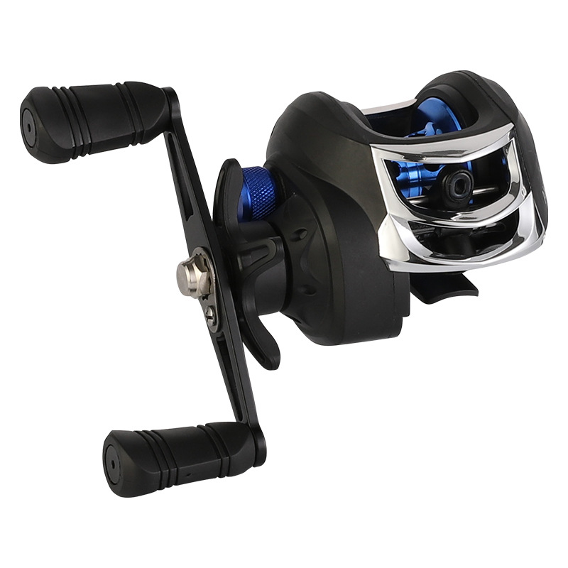 Venta directa de fábrica universal metal anti-explosión línea Luya rueda de gota de agua fuerte tensión negro mar Rod largo tiro pesca carrete al por mayor