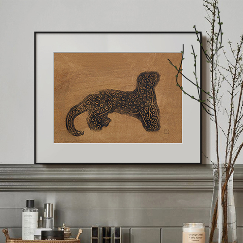 Changyu French Modern Art Niche Decorative Painting Living Room Sideboard Porch Bedroom Mural Cardboard Animal Hanging Painting