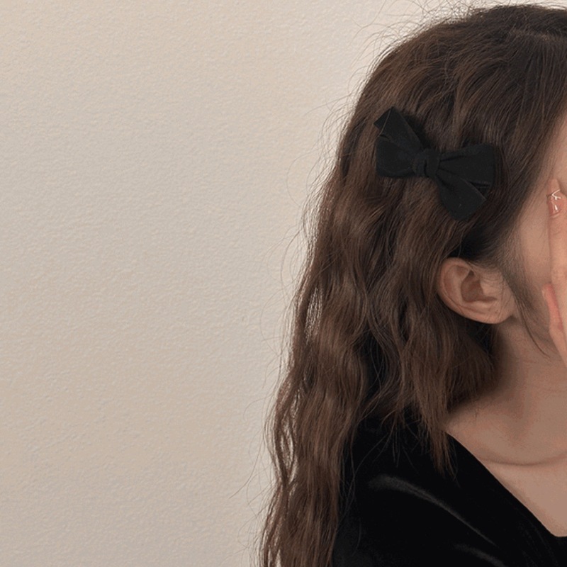 女性用白鹿の同じスタイルのリボンヘアゴムとヘアピン、レトロなヘッドバンド、フレンチベルベットのヘアゴム、ヘアロープ、ヘアピン、ヘアアクセサリー|undefined