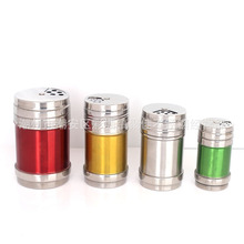 无磁不锈钢胡椒罐调料罐孜然酒店厨房用品多用可旋转调味罐烧烤罐