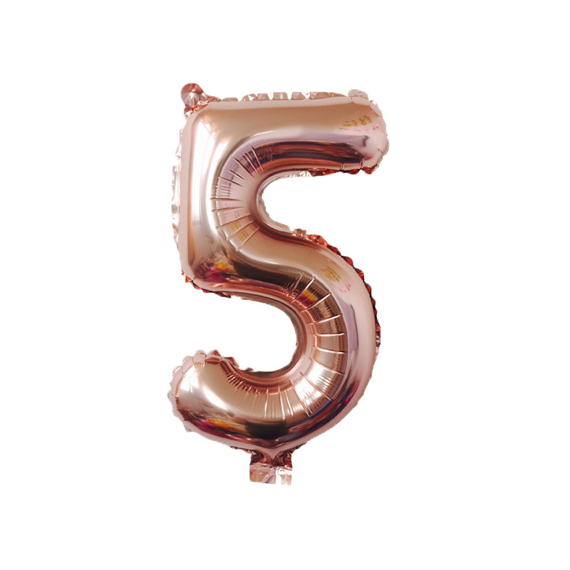 Versión estadounidense del globo de película de aluminio digital de 40 pulgadas de cuerpo delgado Decoración de fiesta de cumpleaños Helio flotando en el aire Globo grande transfronterizo de 42 pulgadas