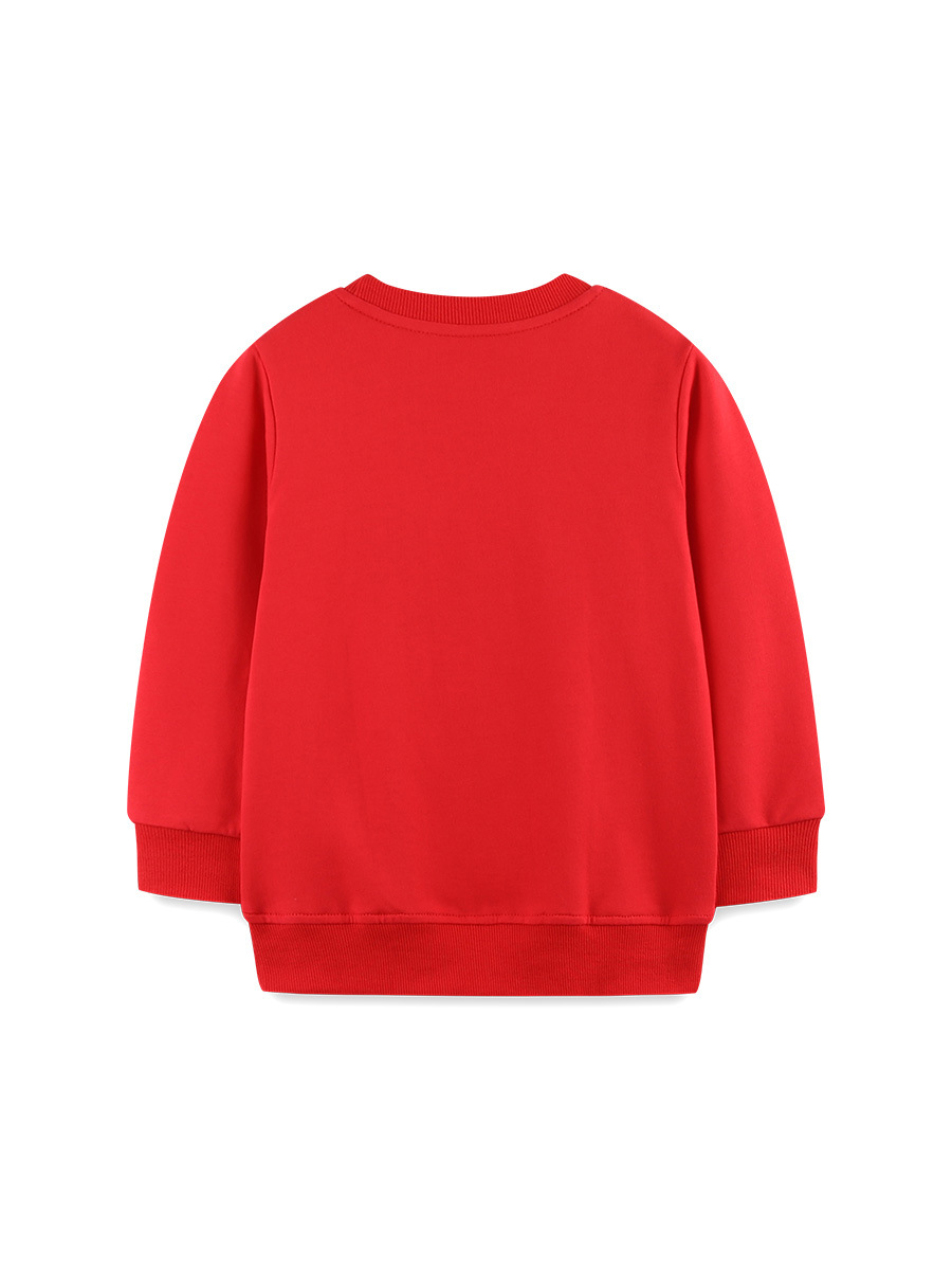 Estilo europeo y americano suéter de Navidad para niños otoño nuevo suéter para niños de manga larga suéter de punto de cuello redondo de algodón sudadera para niños image 3