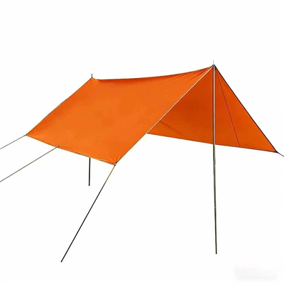 Outdoor Camping Sunshade Tent with | Avtomobil yan çətirləri - orange-without-pole-3-3m