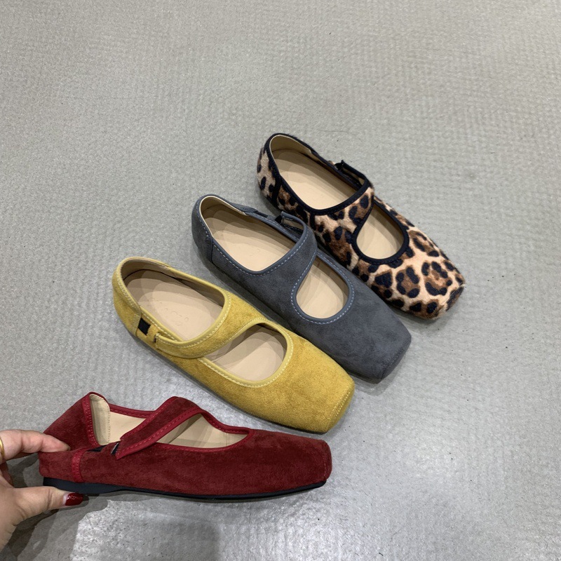 内增高鞋子法式小红鞋方头浅口玛丽珍鞋女鞋早秋小众设计芭蕾单鞋|undefined