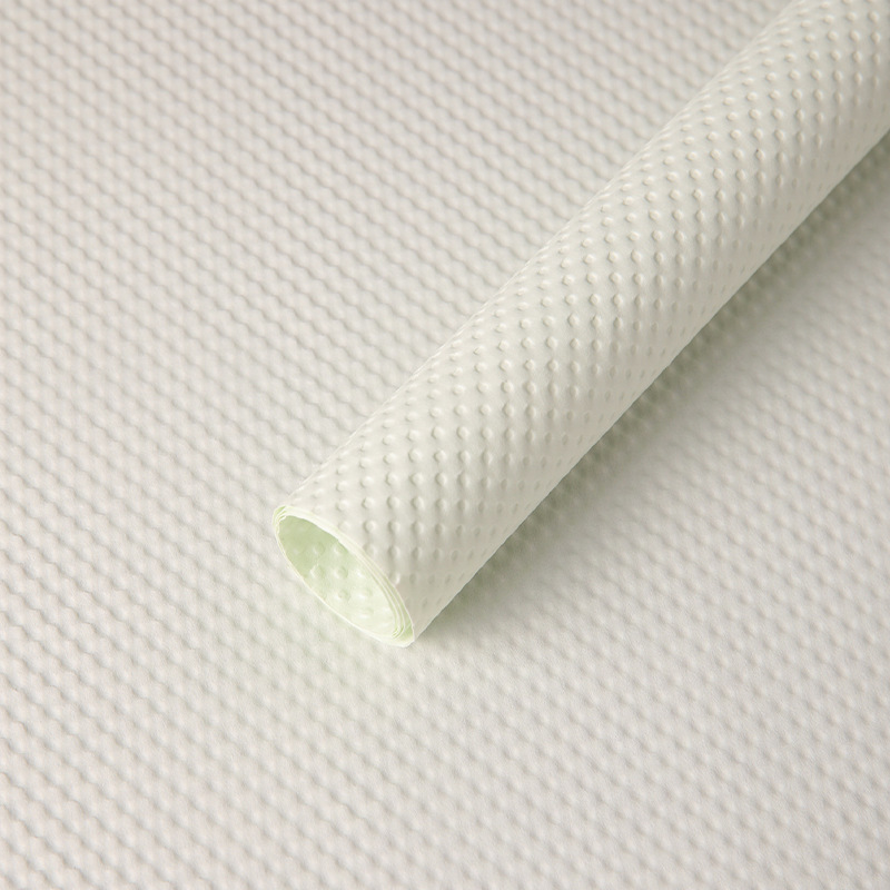 Papel de embalaje de flores de lunares al por mayor floristería arte floral hojaldre papel kraft embalaje de ramo papel en relieve tridimensional papel de embalaje de flores