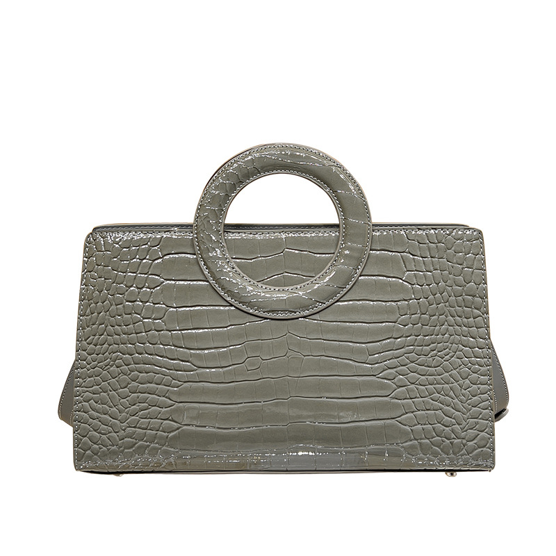 Women's Crocodile Pattern Leather Handbag Crossbody Bag Luxury_voghion.com