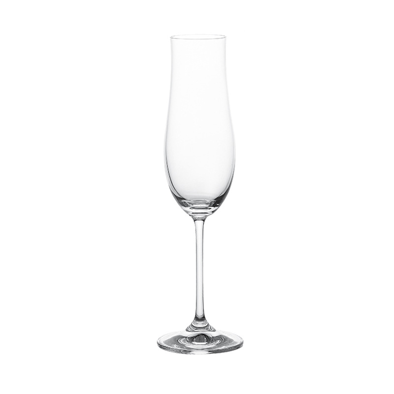 Taza de champán de cristal importada a medida de la República Checa, boda de alto valor, regalo de boda de alta calidad, caja de regalo de taza de pie alto image 6