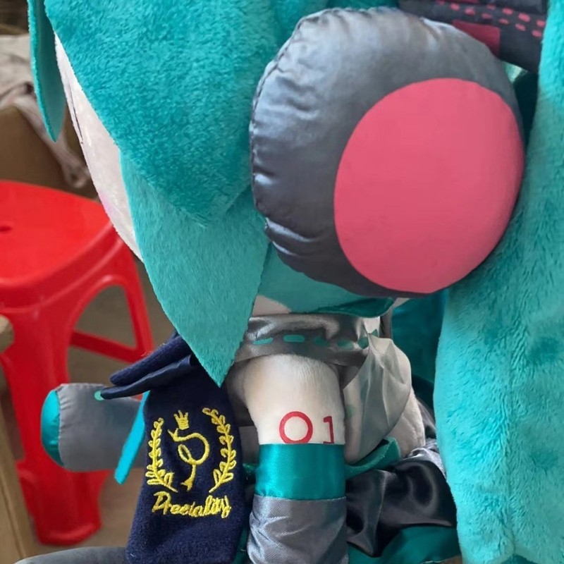 正版同款现货初音未来玩偶抱枕经典深海毛绒fufu玩偶公仔摆件礼物|undefined