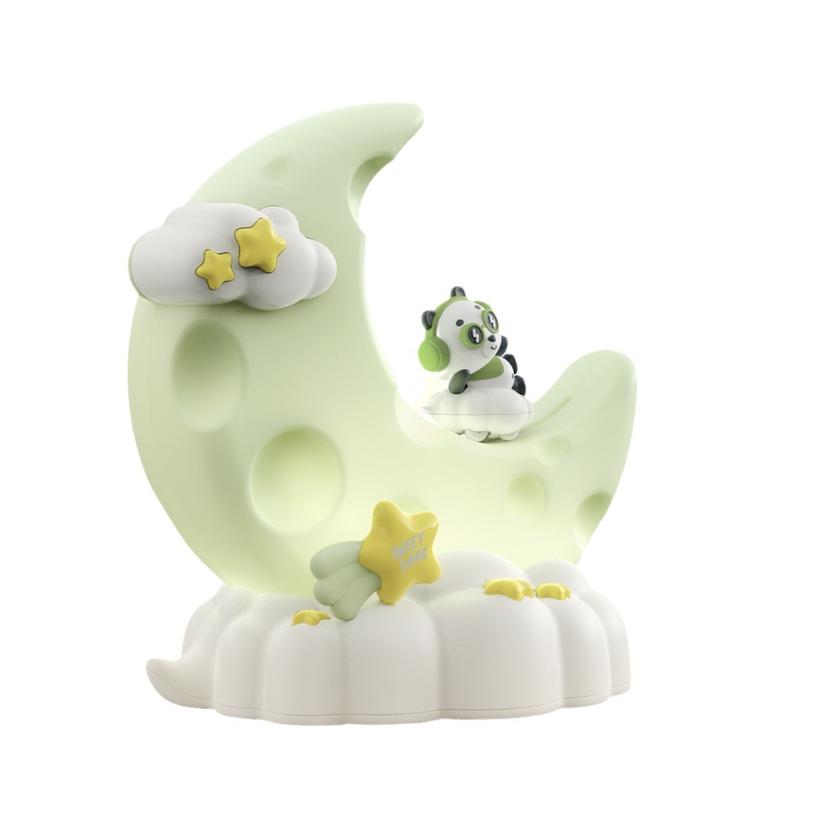 (2개) 새로운 귀여운 창조적 인 소녀 하트 스타 램프 장식품 달 야간 학생 침실 침실 장식품 작은 테이블 램프