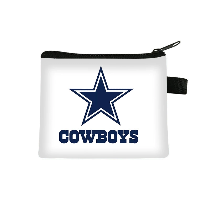 Новая детская сумочка-кошелек для монет с принтом NFL, мини-сумка для хранения, оптовая продажа, хит продаж