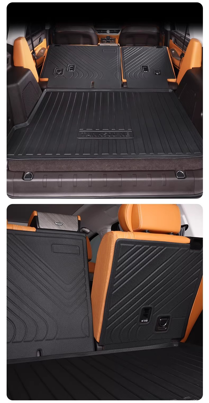 Tank 500Hi4-Z Trunk Mat Waterproof Trunk Mat Hybrid-Specific Foot Mat Tpe Car Foot Mat Modification Parts