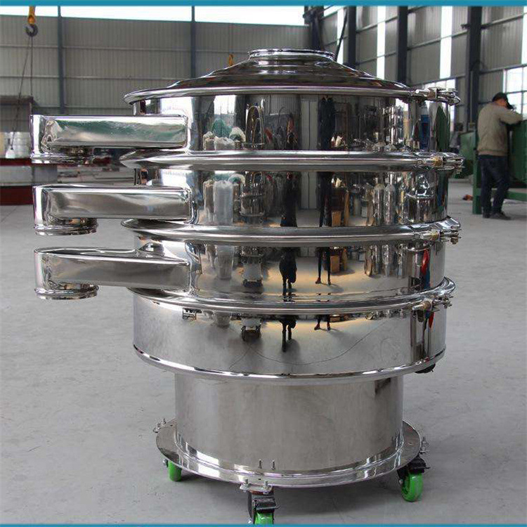 裕邦高精度圆形振动筛 精细面粉药粉使用筛分设备 304不锈钢材质