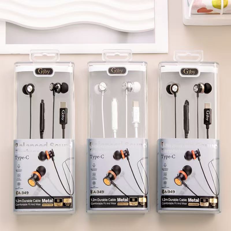 Kasjie Ca-349 Smart Compatible Type-C Jack In-Ear Tuning Headphones with Microphone and Wired Connection for Mobile Phones Kasjie Ca-349 Smart Compatible Type-C Jack In-Ear Tuning Headphones with Microphone and Wired Connection for Mobile Phones