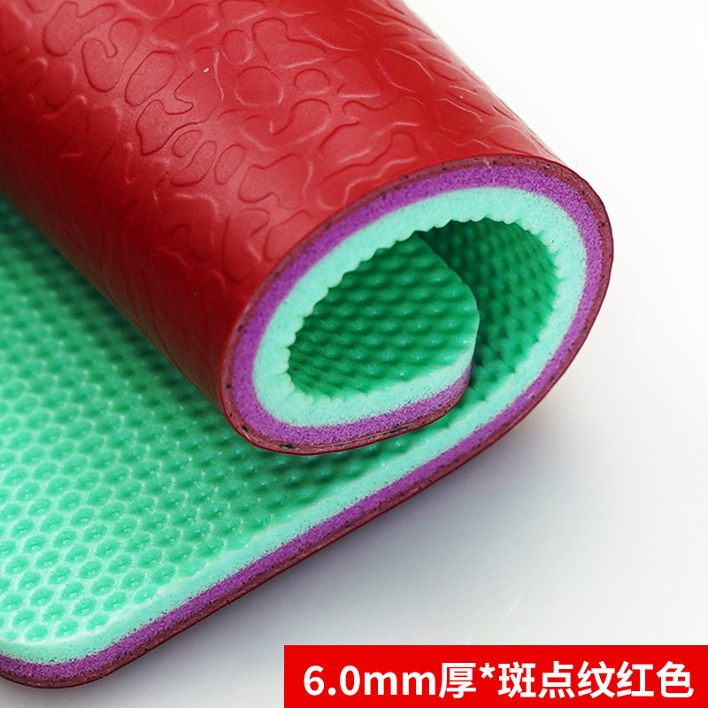 6.0mm 두꺼운 반점 빨간색