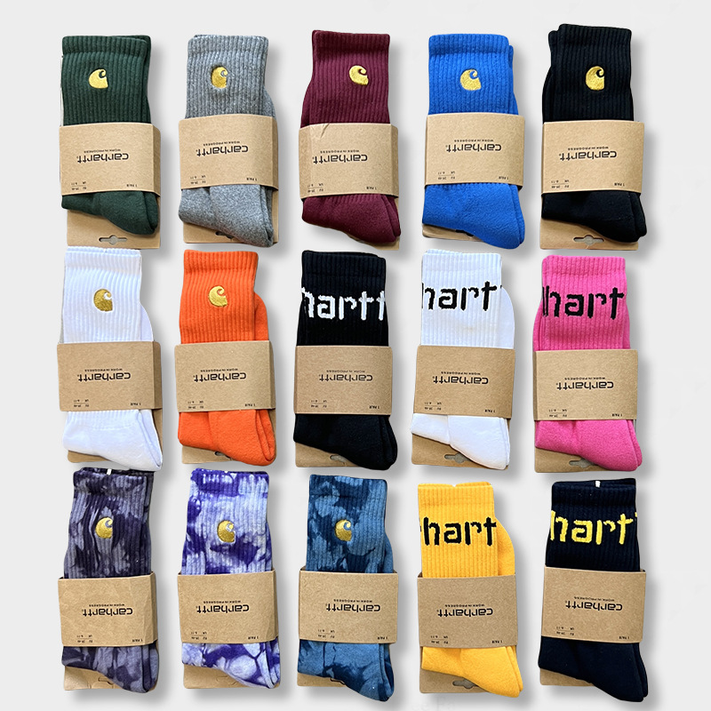 Carhartt Towel Bottom Mid-High Sports Socks Trbottomy Brand Work Socks for Men and Women Pure Color Socks Versatile Carhartt Towel Bottom Mid-High Sports Socks Trbottomy Brand Work Socks for Men and Women Pure Color Socks Versatile