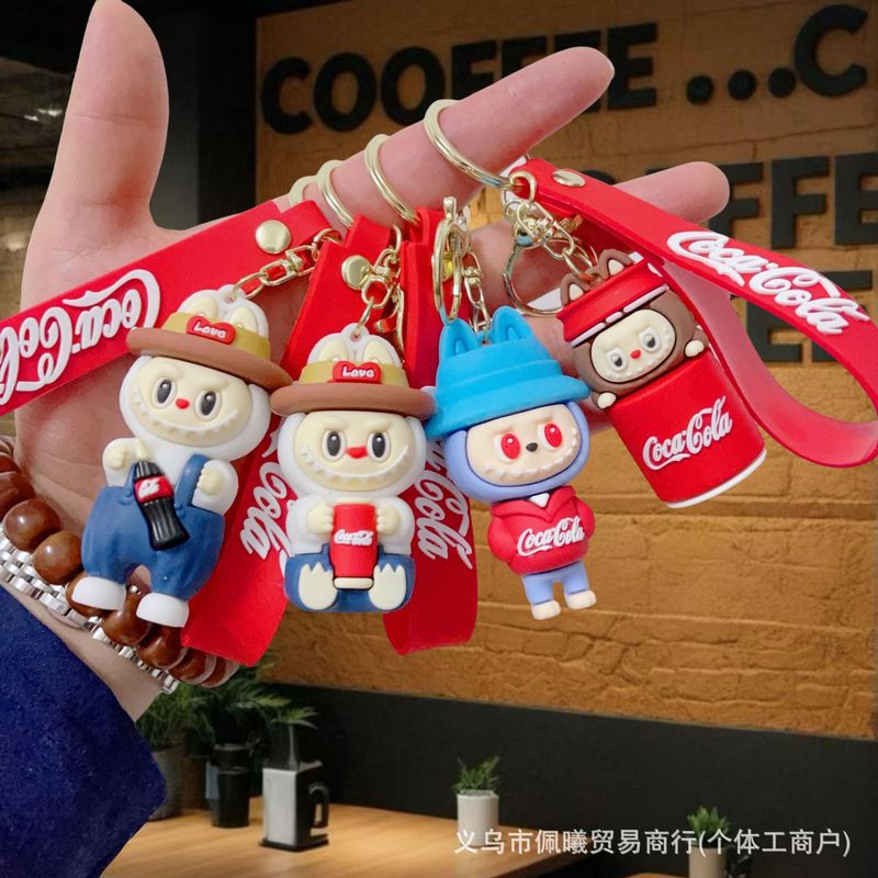 新品ビニールラブ コカ・コーラシリーズ キーホルダー ブラインドボックス ラブ 三代目 ハンドメイド ハートビートマカロン|undefined