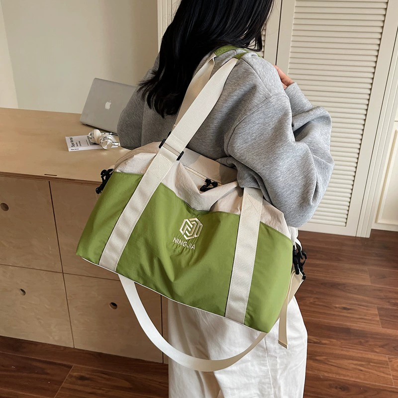 Трансграничная дорожная сумка большой вместимости, многоцветная портативная сумка для фитнеса, сумка для тренировок с разделением сухих и влажных вещей, сумка для багажа для деловых поездок